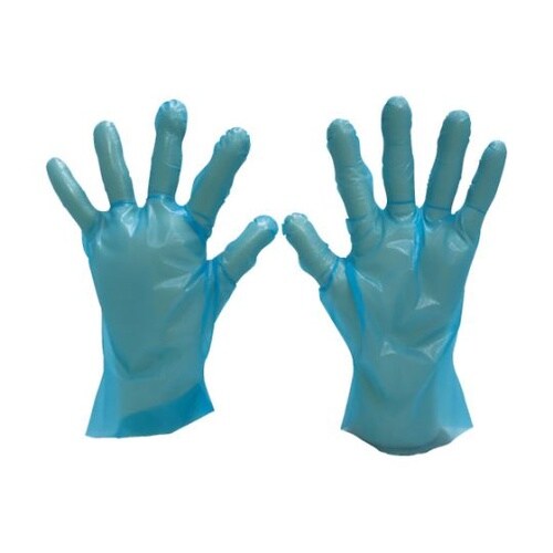 WエンボスG指絞り26 ブルー S 箱(