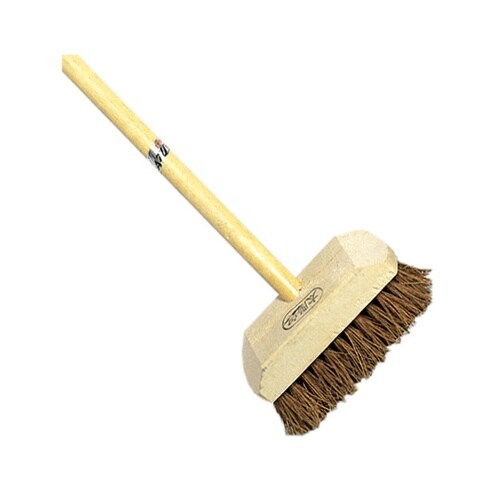 42018 太陽木柄シダデッキブラシ6寸