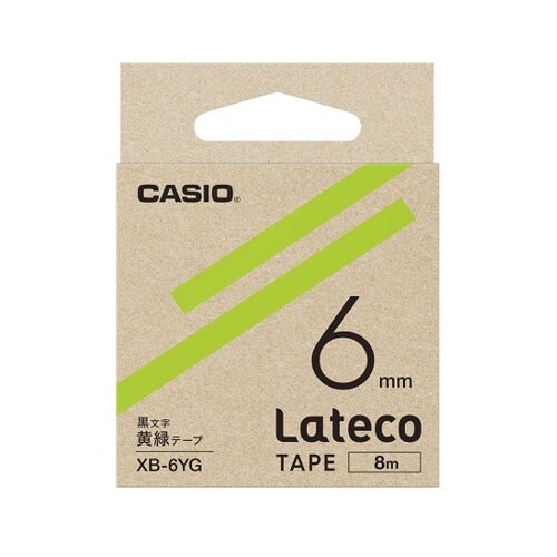 カシオ ラテコ詰め替え用テープ 6ミリ