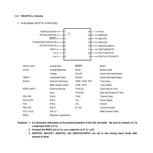 UPD78F0855MAA−FAA−G