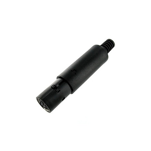 MJ3726 ミニDIN中継ジャック6P