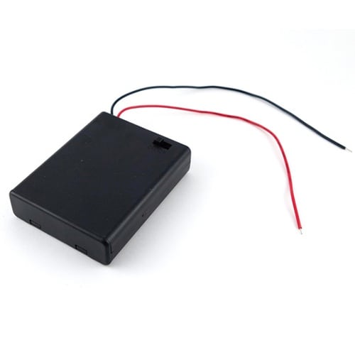 電池ケース 単4×4本 スイッチ・フタ・