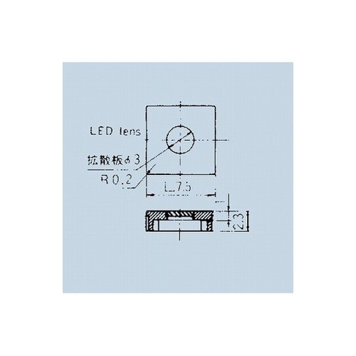 照光式押しボタンスイッチ角7.5ボタン
