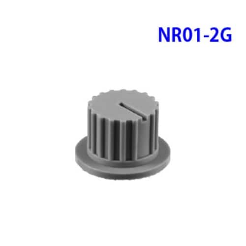 NR01スイッチ用ツマミ 灰(ツバあり)