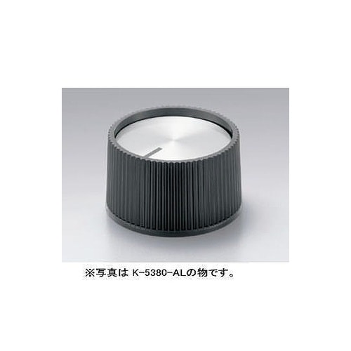 つまみ Φ26 黒 シルバー 指示線:黒