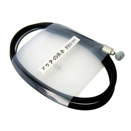 61594 ブレーキワイヤー黒 62cm