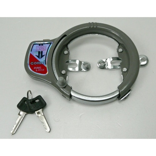 43437 プッシュ式リングロックグレー