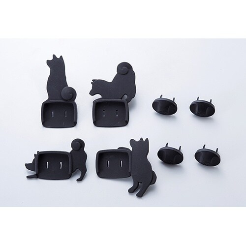 いぬのコンセントカバー4個組 AKN−2