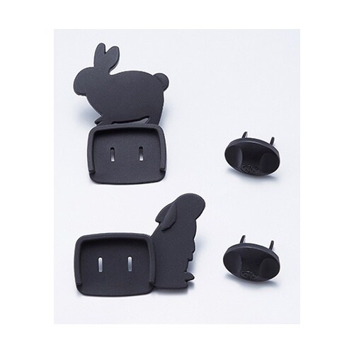 うさぎのコンセントカバー2個組B AKN
