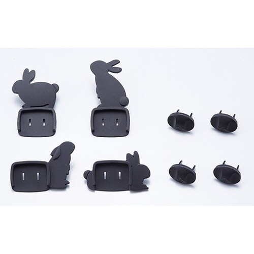 うさぎのコンセントカバー4個組 AKN−