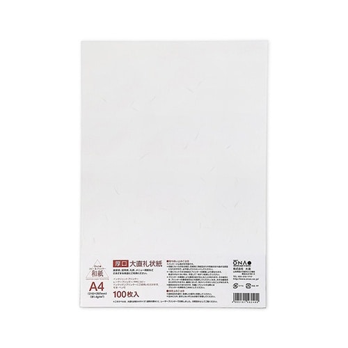 205003004 礼状紙A4 100枚