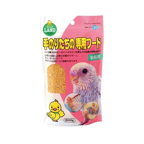 手のりたちの専用フード 200g MB−