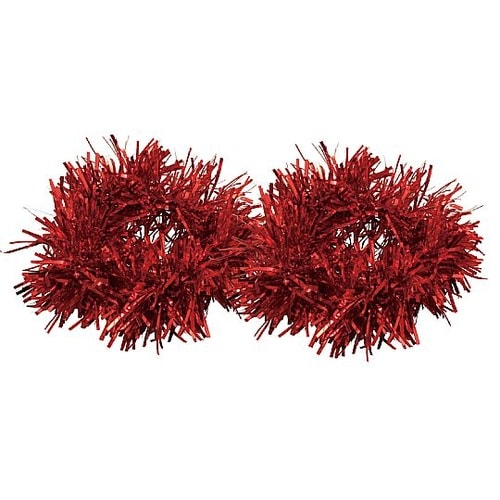 2957 キラキラリストバンド 赤