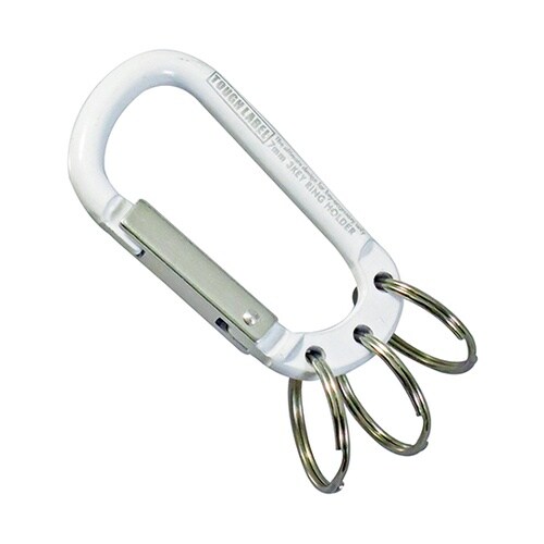 VEX−151 カラビナ3キーリング白銀