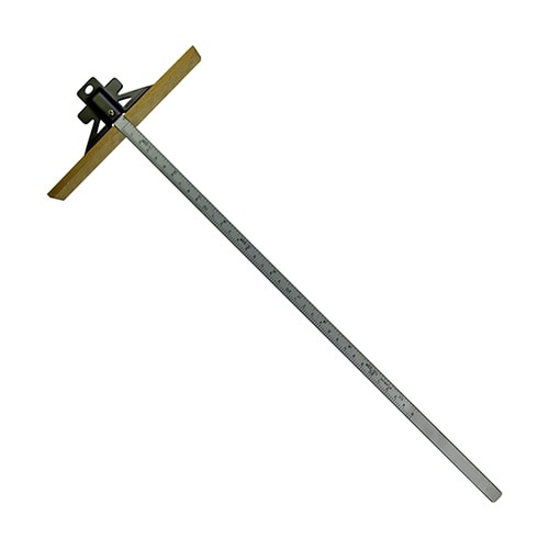 丸のこ定規 樫羽付き T−450