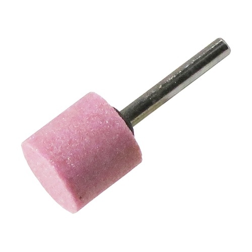 PA25C 軸付砥石 桃 円筒型