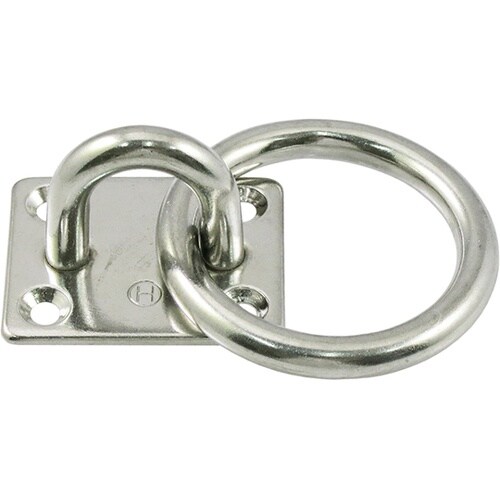 PR−8ステンレスアイプレート丸カン#8