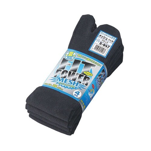 S−647 フィットパワー 黒4足タビ型