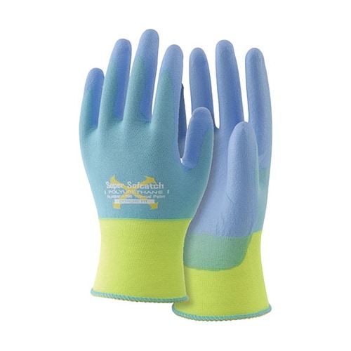 A−396 ソフキャッチ 青×黄 S