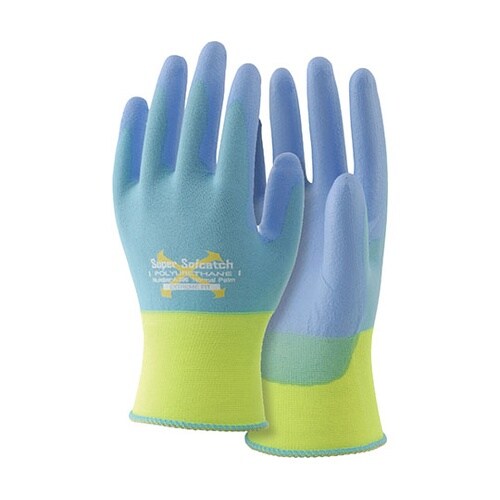 A−396 ソフキャッチ 青×黄 M