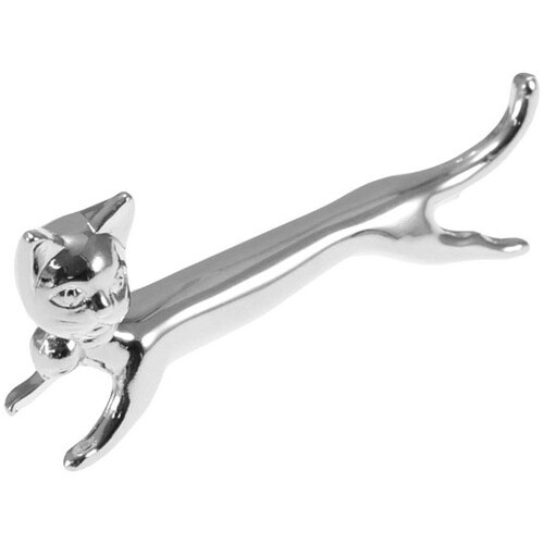 1945710ナイフレストネコシルバー