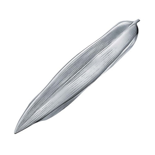 1019200笹カトラリーレストシルバー