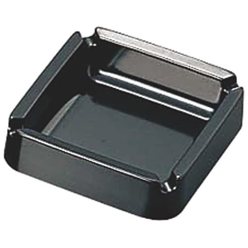 A270 カラー灰皿角 切り込み付 茶