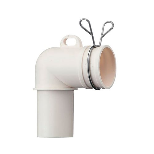 洗濯機用排水トラップエルボ 排水ホース差