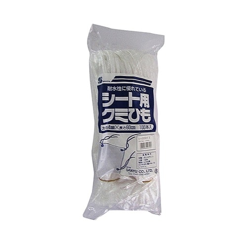 シート用組紐 白 太さ4mm×60cm