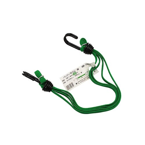 HR−1661 バンジー平ゴム 緑