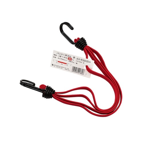 HR−1662 バンジー平ゴム 赤