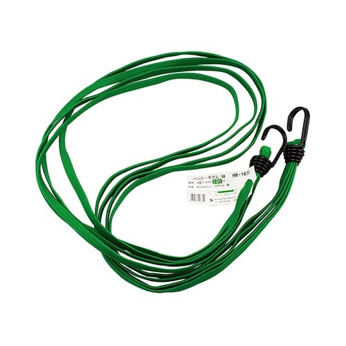 HR−1670 バンジー平ゴム 緑