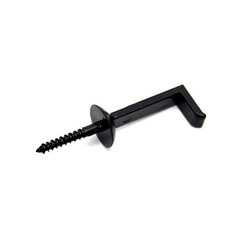 Y−7100−2ネジ足昭和折釘黒23mm