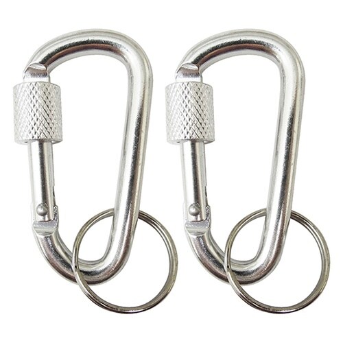 MC−142 ロック式スナップフック 銀