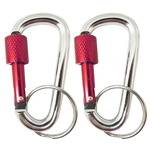 MC−143 ロック式スナップフック 赤