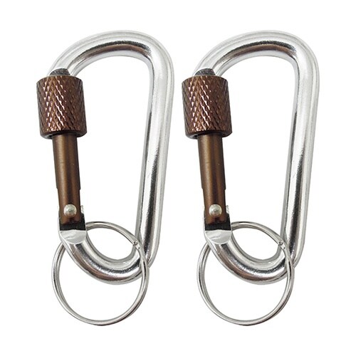 MC−145 ロック式スナップフック 茶