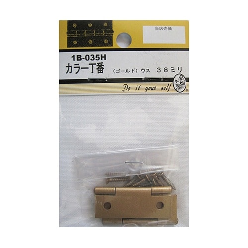 1B035H カラー丁番 ゴールド