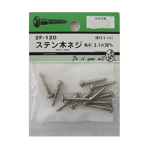 2F120 ステン木ネジ 11個入