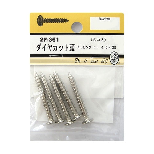 2F361 ダイヤカット頭 タッピング