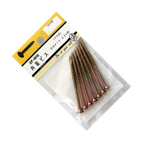 2F406 内装ビス クロメート 7個入