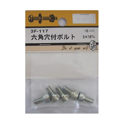 3F117 六角穴付ボルト 5個入
