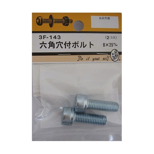 3F143 六角穴付ボルト 2個入