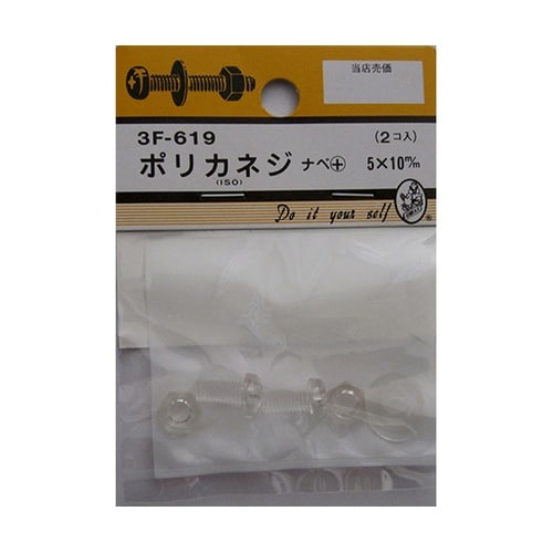 3F619 ポリカネジ 2個入
