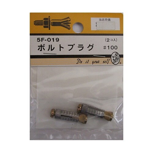 5F019 ボルトプラグ #100 2個