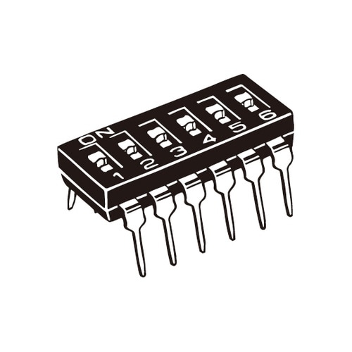 A6T−3101 ディップスイッチ10個