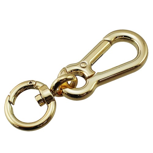 29254 回転カラビナ付きフック 金