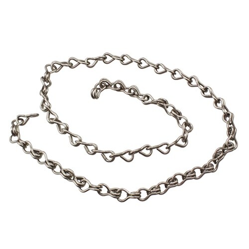 29467 鉄 二重チェーン 銀