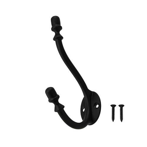 58644 ダブルコートフック ブラック