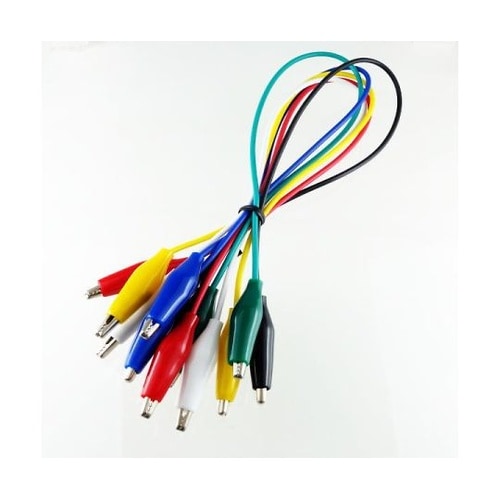 コード付ミノムシクリップ 半田付け