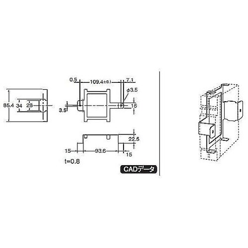 S82Y−VS30P サイド取りつけ金具